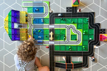 Load image into Gallery viewer, Learn & Grow Toys - Magnetic Tile Topper - Train Track Pack (36 Piece)
