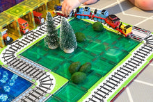 Load image into Gallery viewer, Learn & Grow Toys - Magnetic Tile Topper - Train Track Pack (36 Piece)