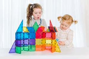 Learn & Grow Toys - Magnetic Tiles - Geometry Pack (36 Piece)