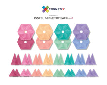 Load image into Gallery viewer, Connetix Pastel Geometry Pack 40 pce