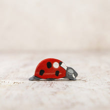 Load image into Gallery viewer, Wooden Caterpillar Ladybug