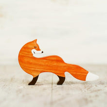 Load image into Gallery viewer, Wooden Caterpillar Fox