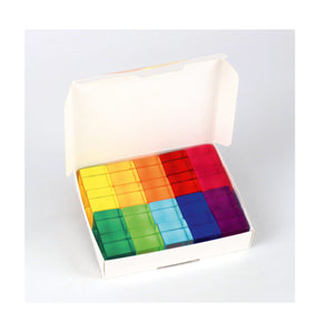 Bauspiel Lucite Cubes - 20 Pce Set