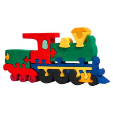 Load image into Gallery viewer, Fauna Locomotive Train Puzzle