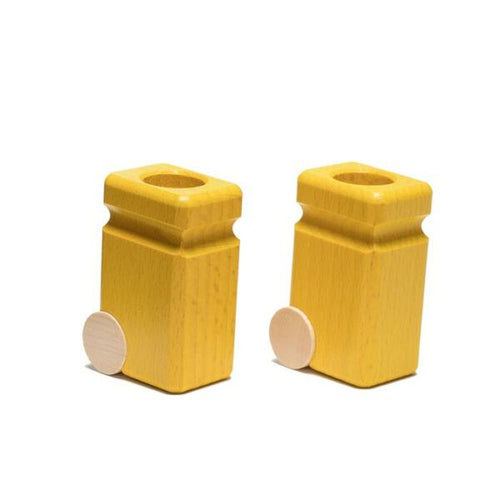 Fagus Garbage Cans Yellow