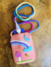 Load image into Gallery viewer, Felt Pouch with Fairy- Magic moon