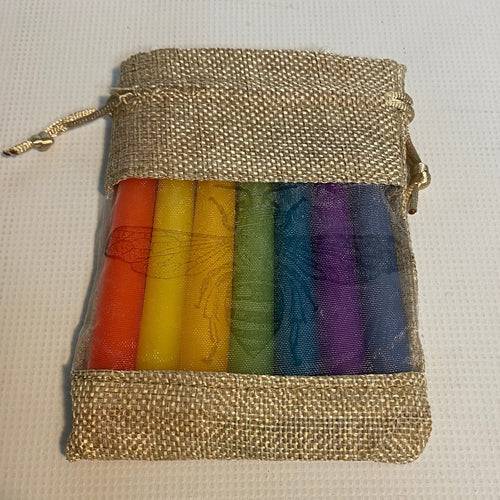 Beeswax Candles Rainbow