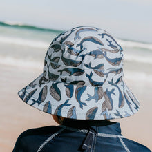 Load image into Gallery viewer, Kids Classic Swim Bucket Beach Hat - Whale 2-3 Yrs