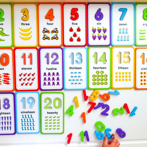 Flashcards & 123 Magnetic Numbers