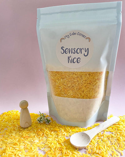 My Calm Corner Sensory Rice - Sunflower