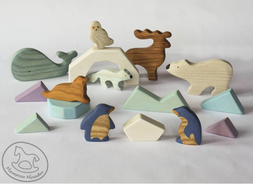 Mikheev Polar Animals 8 Piece Set