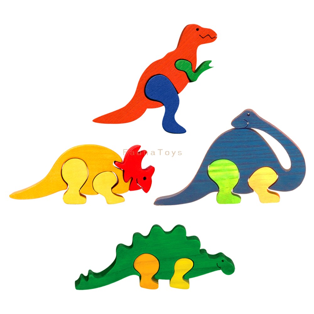Fauna Mini Puzzle Dinosaurs