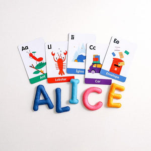 ABC Uppercase Felt Alphabet & Flashcards