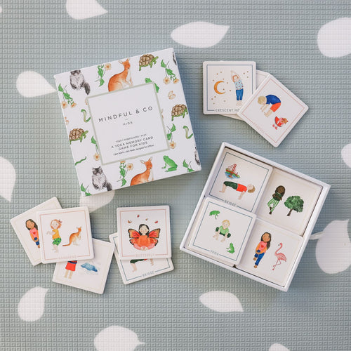 Yoga Memory Card Game