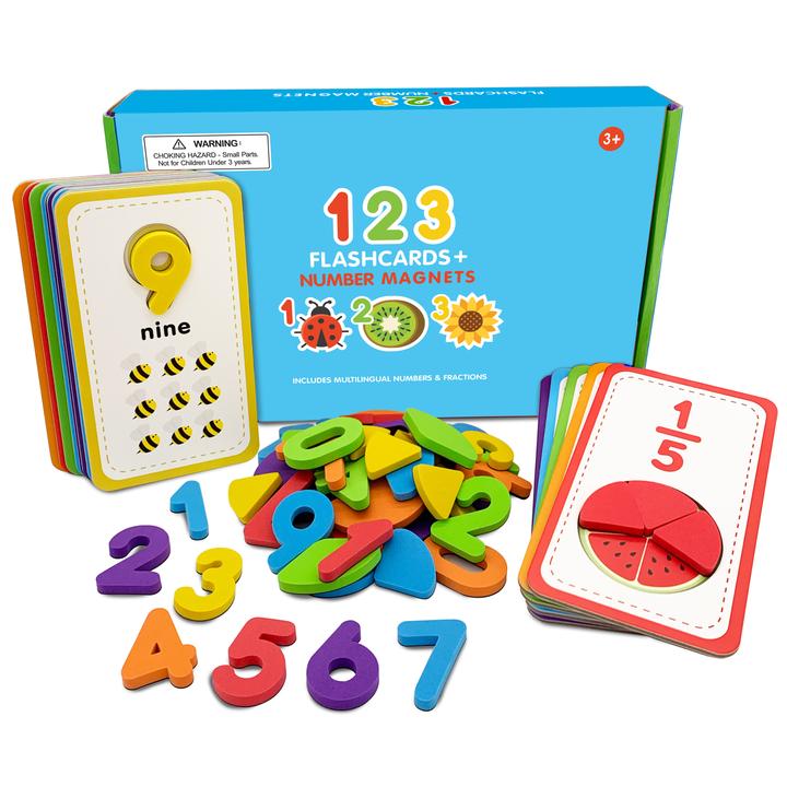 Flashcards & 123 Magnetic Numbers