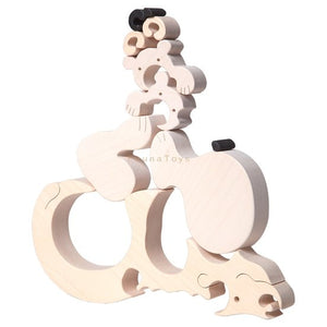 Fauna Polar Bear & Cubs Fauna wooden puzzle 10 pieces