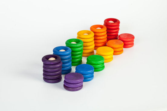 Grapat Nins & Rings & Coins Rainbow colours