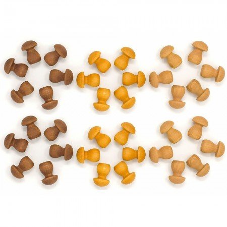 Grapat Mandala - Brown Mushrooms