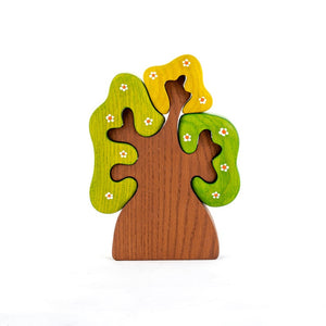 Mikheev Wooden Floral Tree Puzzle