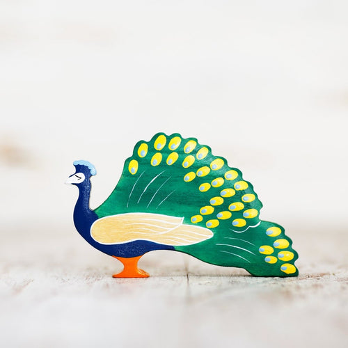 Wooden Caterpillar Peacock