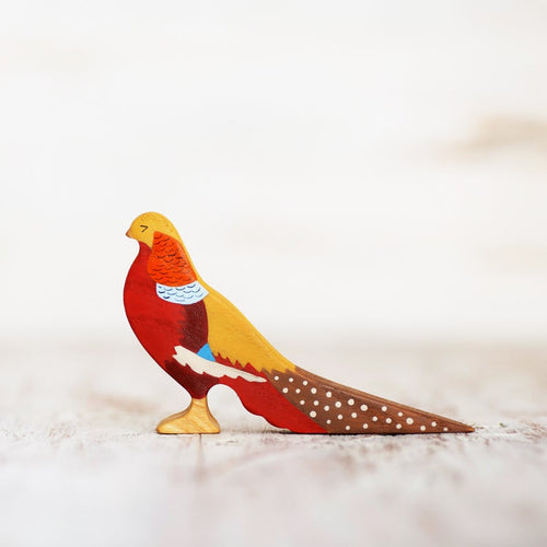 Wooden Caterpillar Golden Pheasant