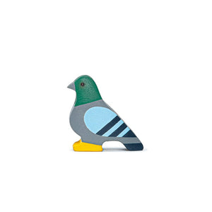 Mikheev Bird- Pigeon with Green Neck