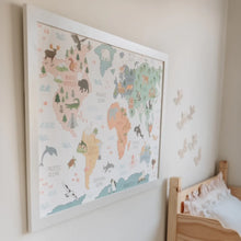 Load image into Gallery viewer, World Map Print (New)