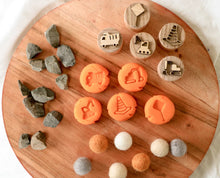 Load image into Gallery viewer, My Calm Corner Playdough Stamps- Construction Set of 5