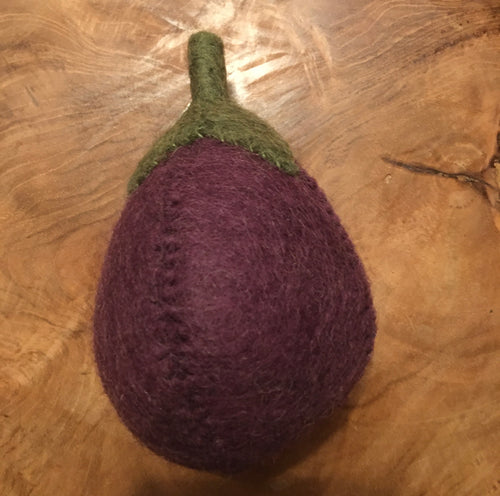 Papoose Fair Trade Felt Eggplant
