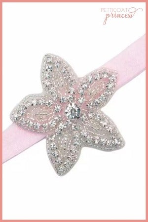 Petticoat Princess Rhinestone Headbands- fits 3 months to 10 yrs
