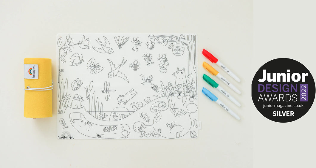 In The Garden Reusable Scribble Mat