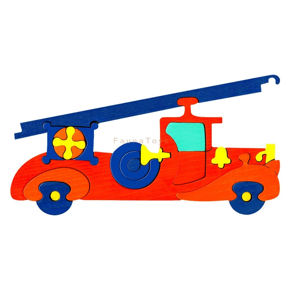 Fauna Fire Engine Puzzle