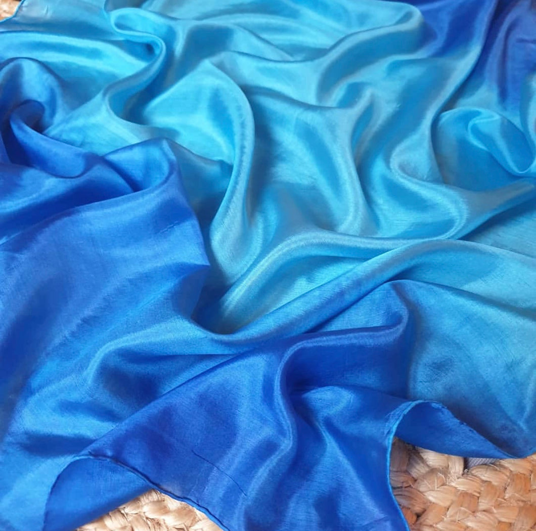 Playsilks- Blended Blue 65cm