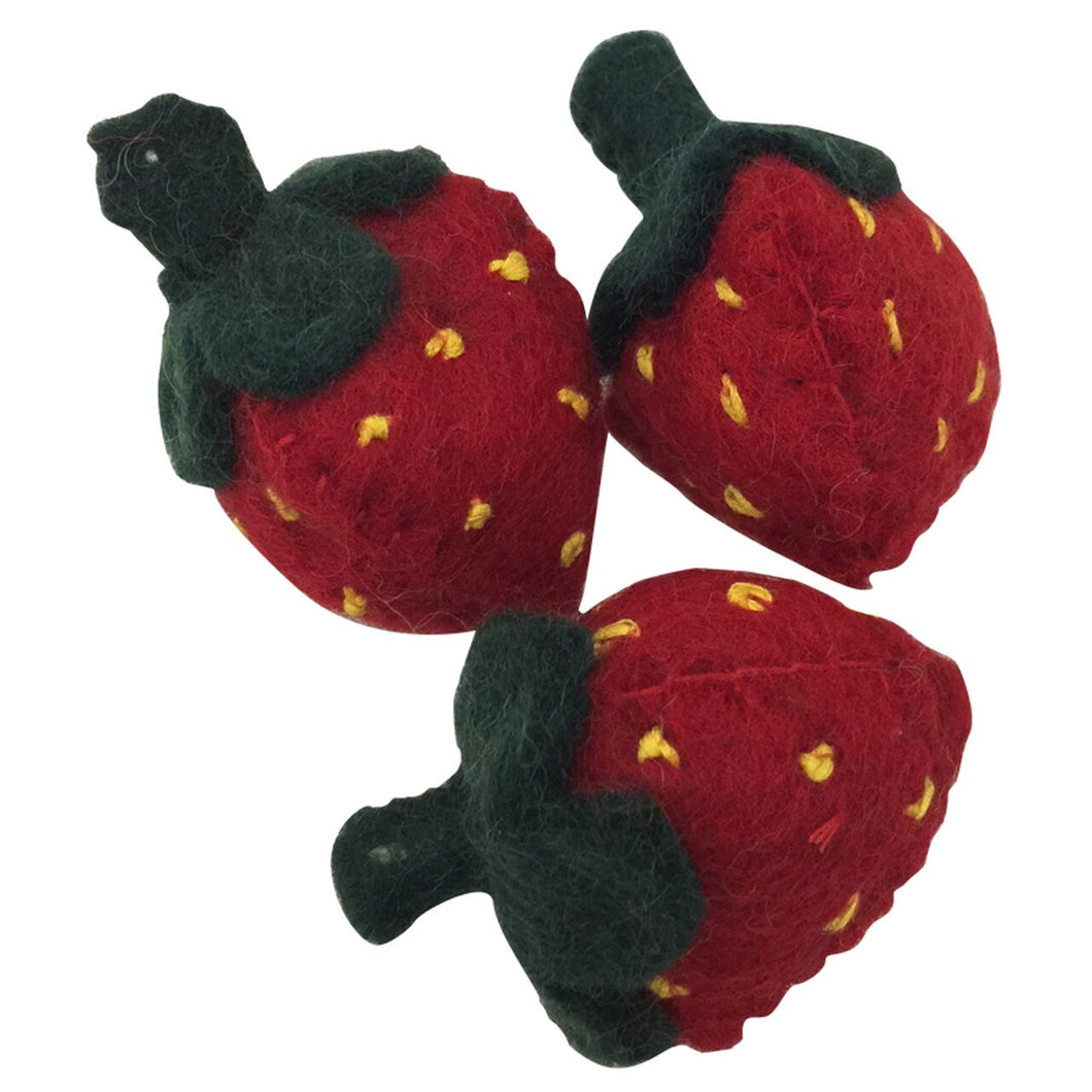 Papoose Fair Trade Felt Strawberry