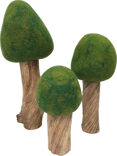 Papoose Summer Trees Set of 3