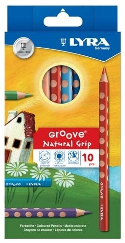 LYRA Groove Coloured Pencils - 10 Pencil Pack