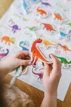 Load image into Gallery viewer, Magnetic Dinosaurs and Letters with Poster