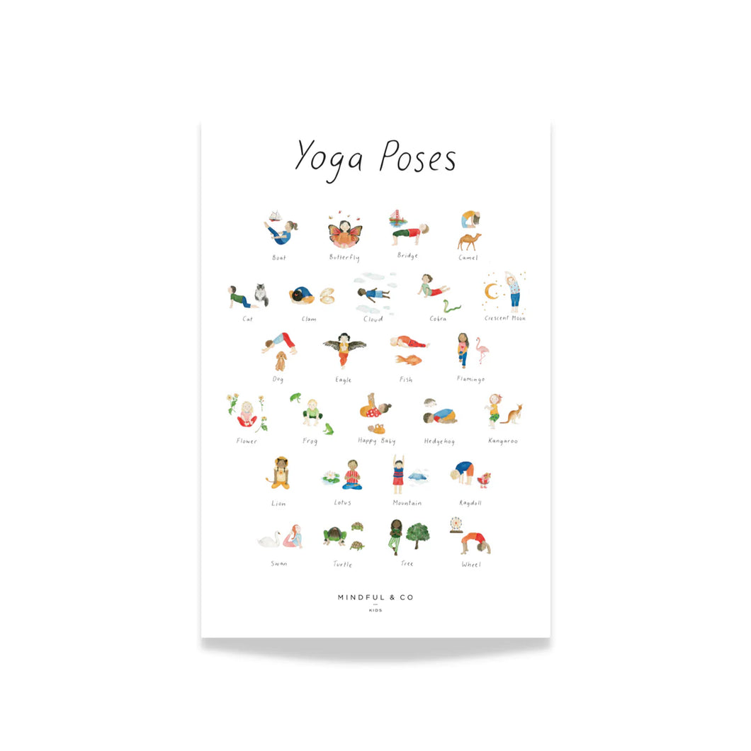 Yoga Poses Print (New)