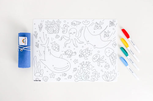 Under the Sea Reusable Scribble Mat