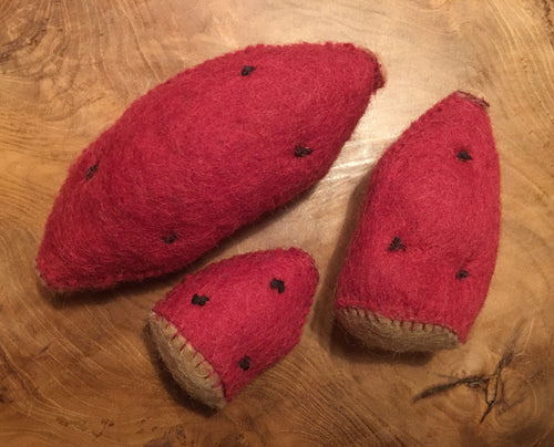 Papoose Fair Trade Felt Sweet Potato 3 Pieces