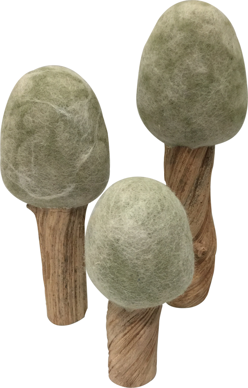 Papoose Winter Trees Set of 3