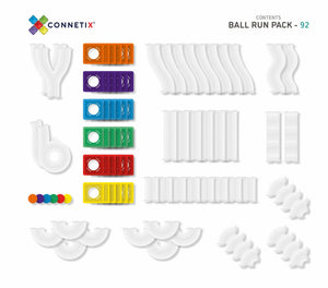 Connetix Rainbow 92 Piece Ball Run Pack