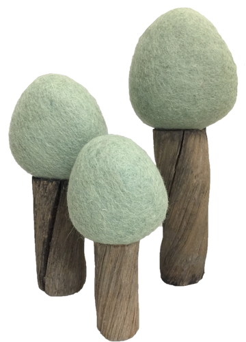 Papoose Earth Summer Trees Set of 3