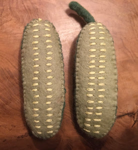 Papoose Fair Trade Felt Cucumber 2 Pieces