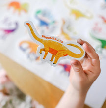 Load image into Gallery viewer, Magnetic Dinosaurs and Letters with Poster