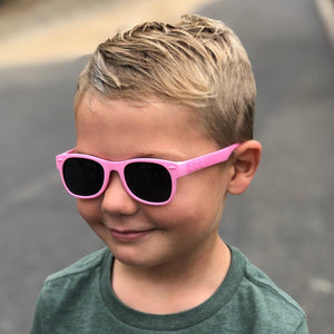 Popple Light Pink Shades- Baby Size FREE EAR ADJUSTER & STRAP KIT!