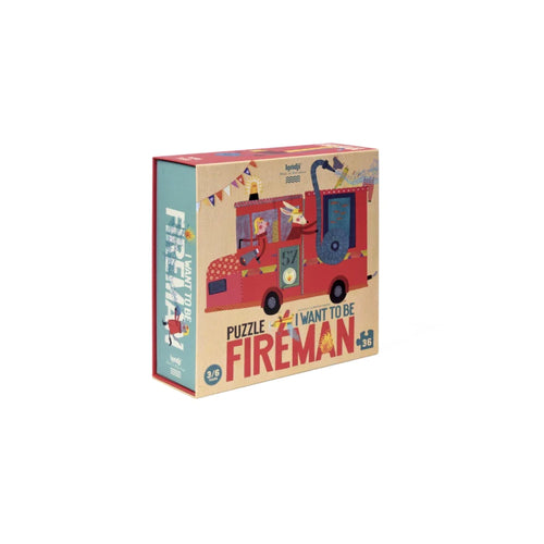 Londji Puzzle - I want to be Fireman 36 pieces