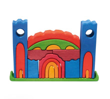 Load image into Gallery viewer, Gluckskafer Castle Wooden Block Set