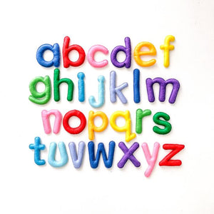 abc lowercase felt alphabet & flashcards