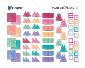 Connetix 120 Pce Pastel Creative Pack